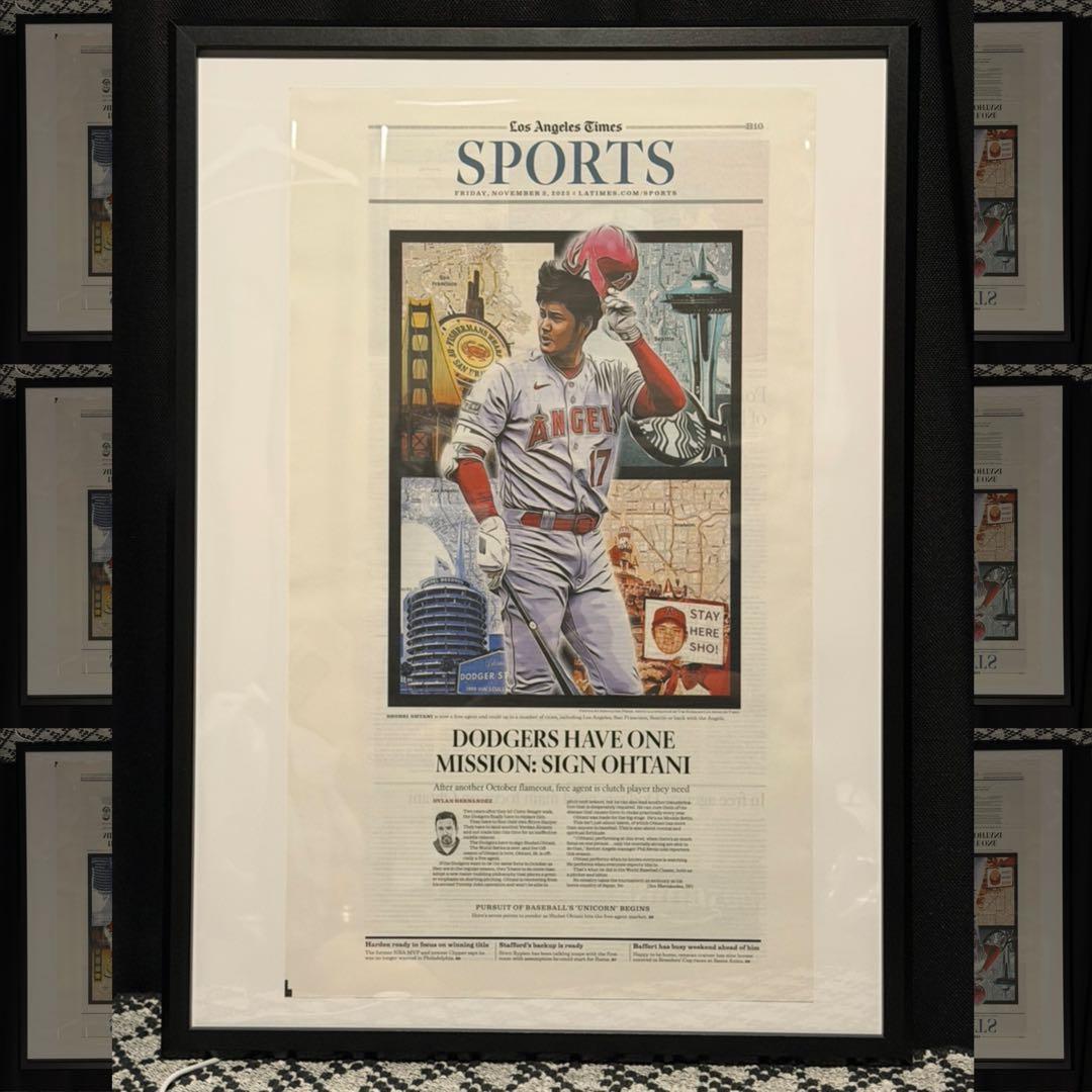 2023年11月3日付　ロサンゼルスタイムズ 【エンゼルス 大谷翔平 特集号】