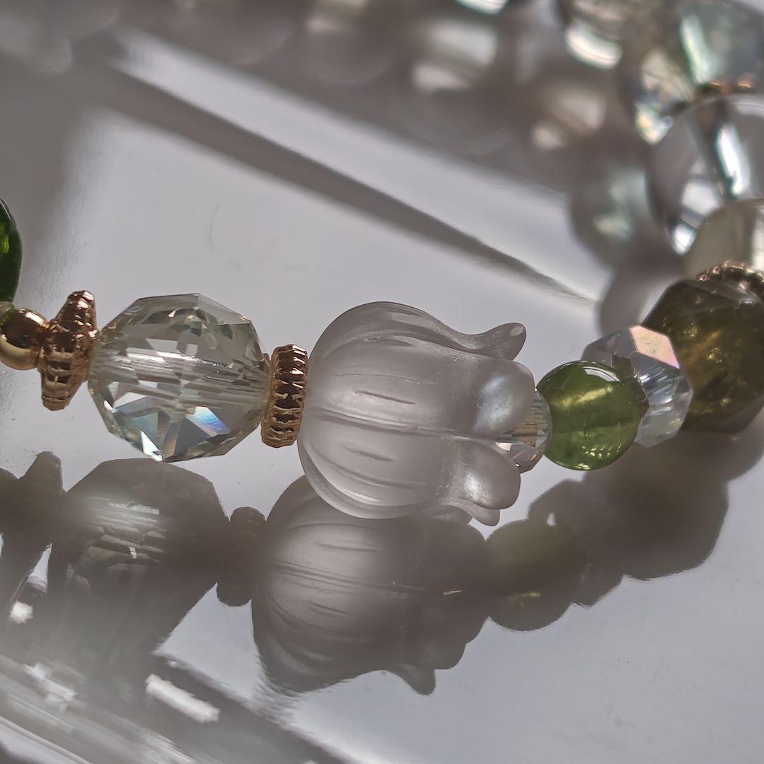 専用です♡新作♡極♡宝石質ペリドット♡ 水ブレス