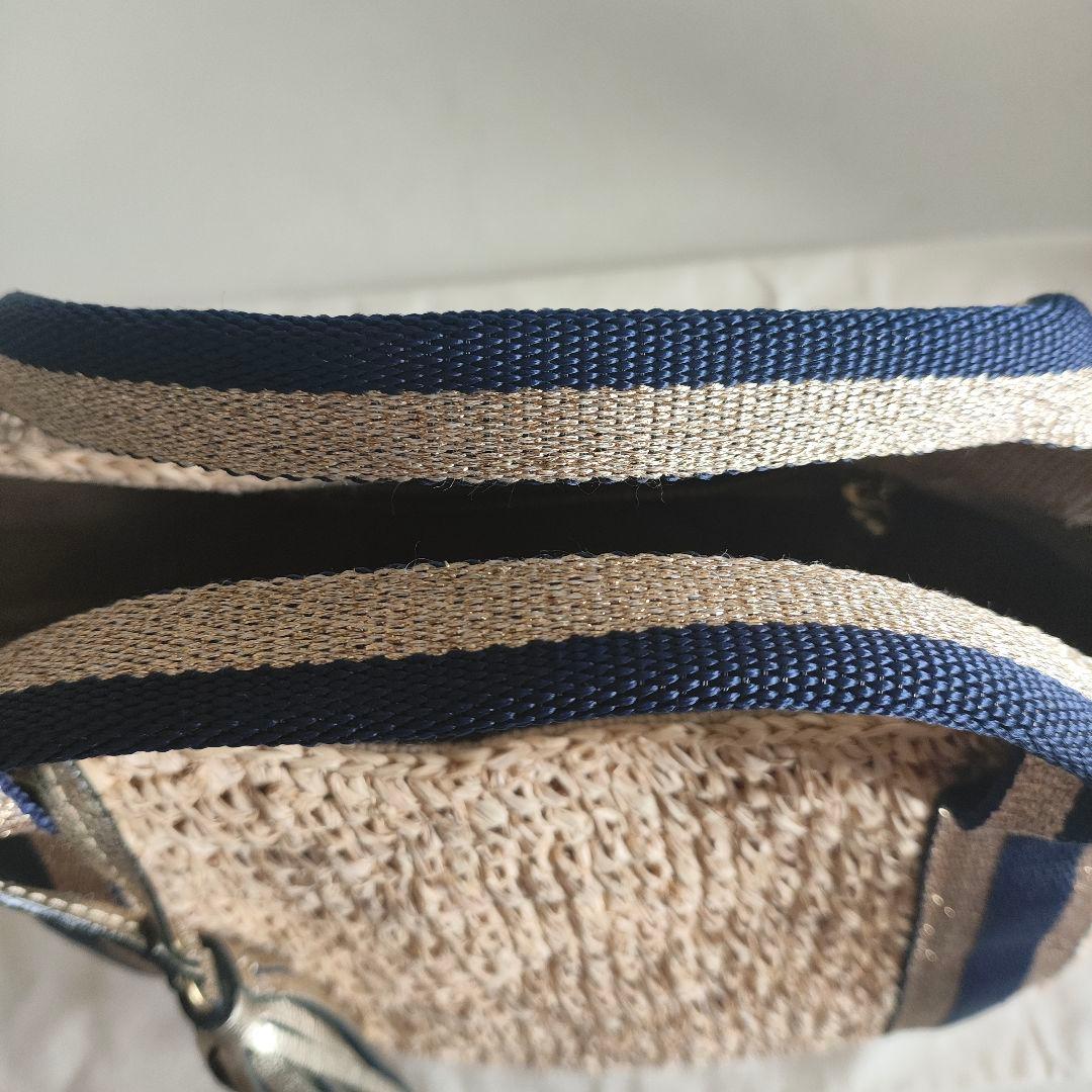 ヴィオラドーロ ラフィア トートバッグ　カゴバッグ　ラフィア