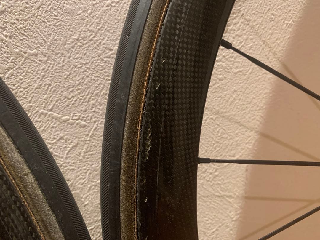 値下げ中 良品 送料込み mavic カーボンホイール 8-10sシマノ