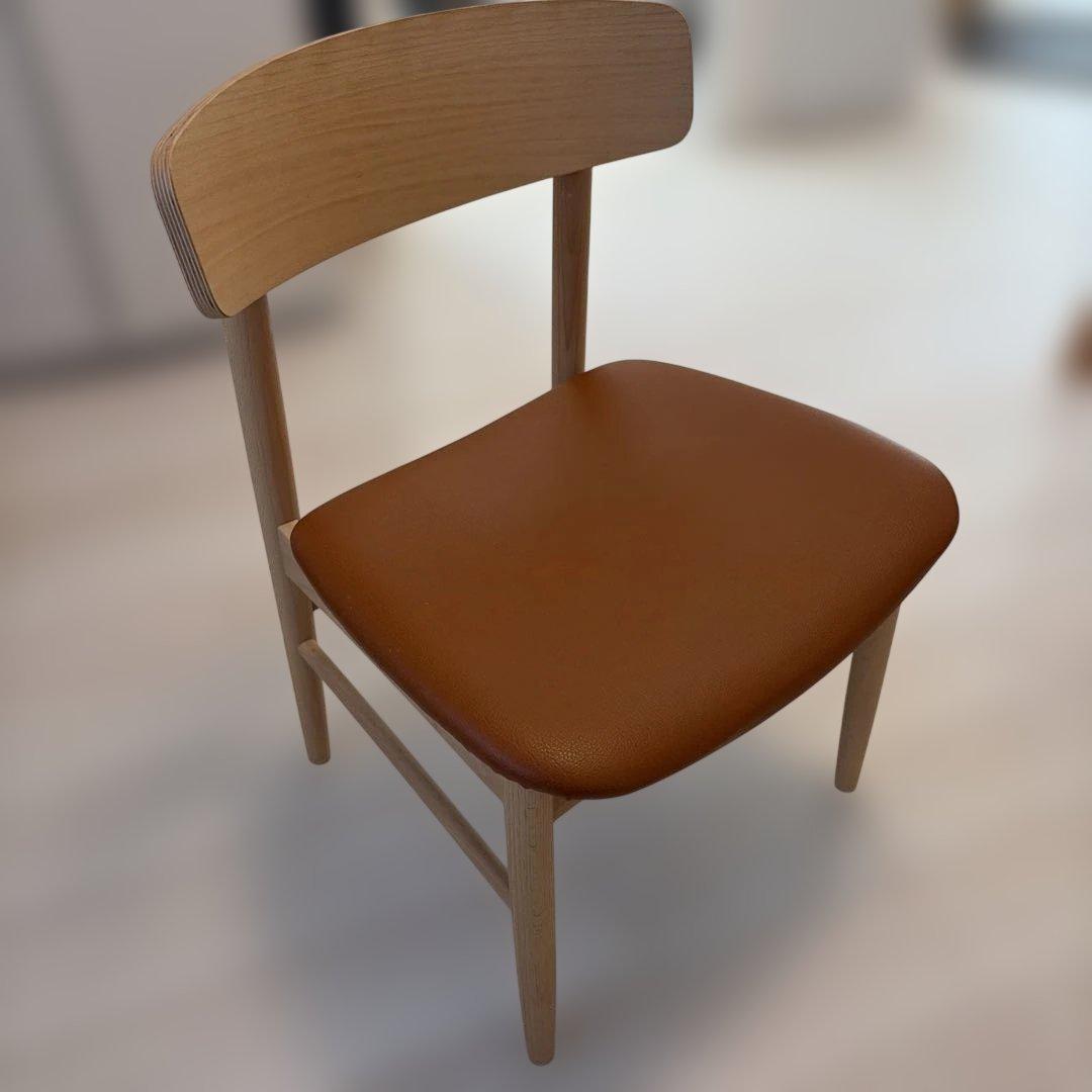 カリモク60 Tチェア リーベルブラウン ① ダイニングチェア（定価6.2万）