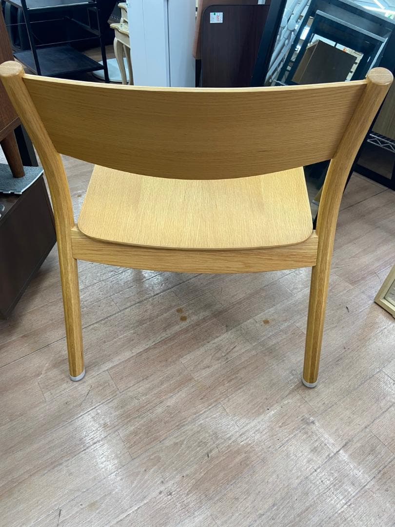 【福岡市限定】オーク材ラウンジチェア 無印良品 ダイニングチェア