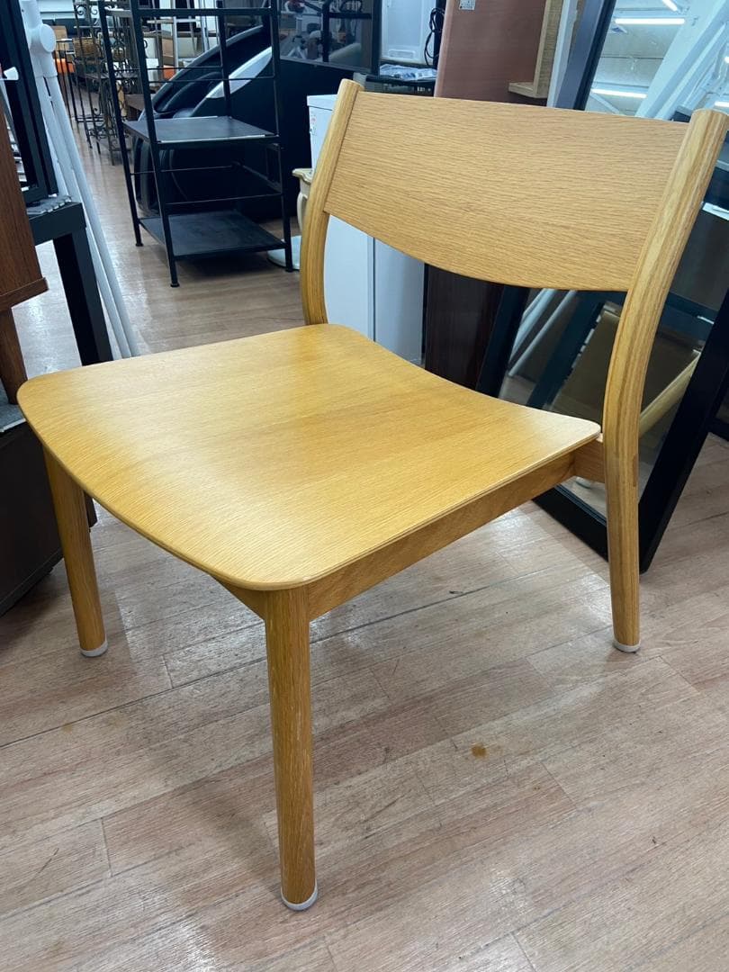 【福岡市限定】オーク材ラウンジチェア 無印良品 ダイニングチェア