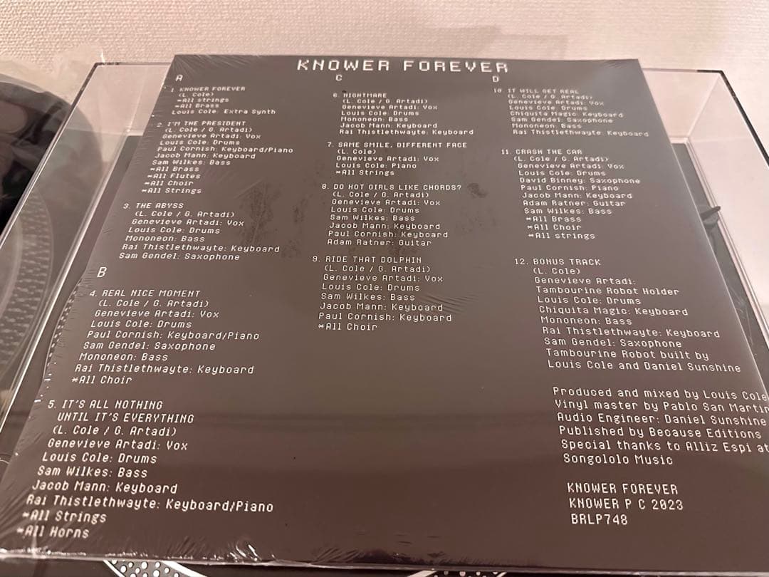 希少KNOWER / KNOWER FOREVER 日本企画 Red vinyl