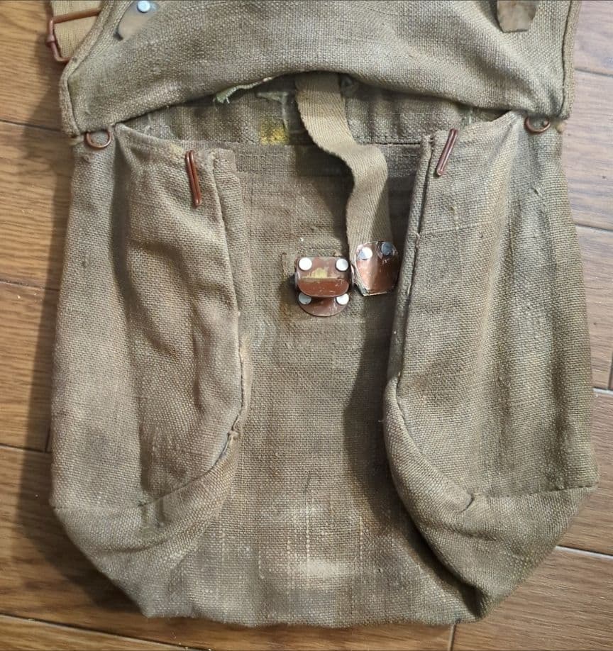日本海軍雑嚢（糧嚢）実物初期型