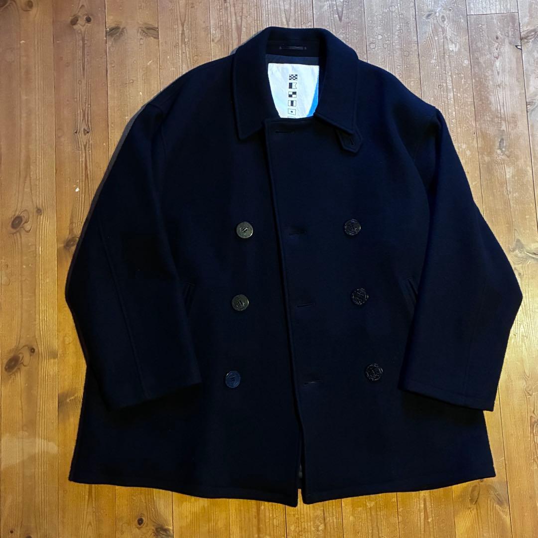 【NAUTICA】ノーティカ フリークスストア　ピーコート XL ダークネイビー