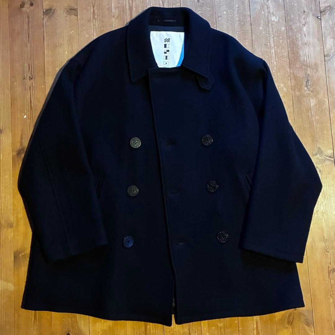 【NAUTICA】ノーティカ フリークスストア　ピーコート XL ダークネイビー