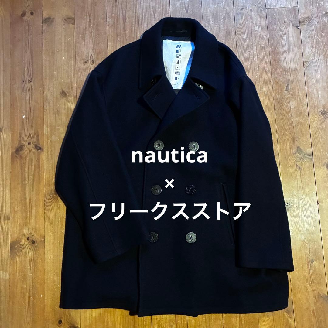 【NAUTICA】ノーティカ フリークスストア　ピーコート XL ダークネイビー