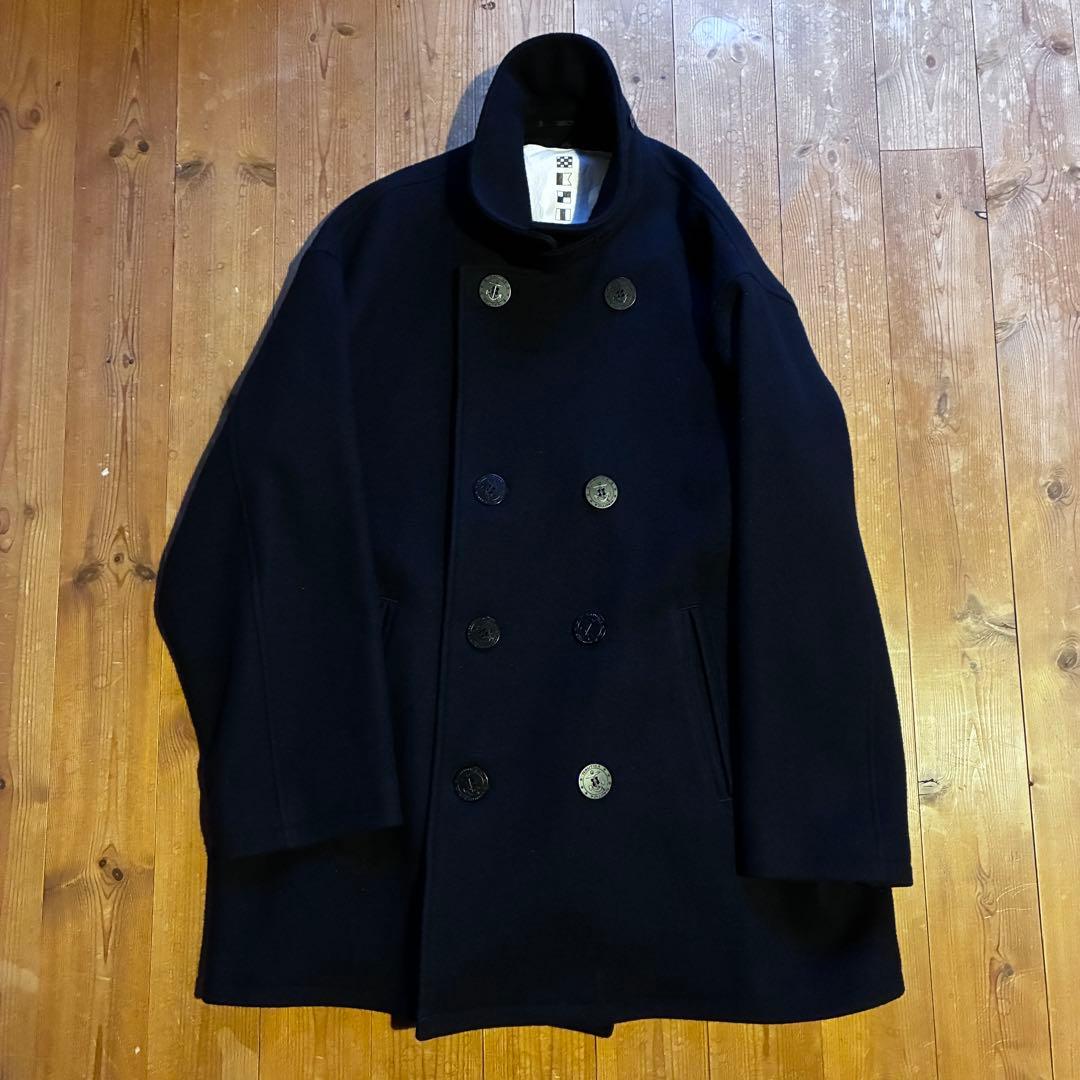 【NAUTICA】ノーティカ フリークスストア　ピーコート XL ダークネイビー