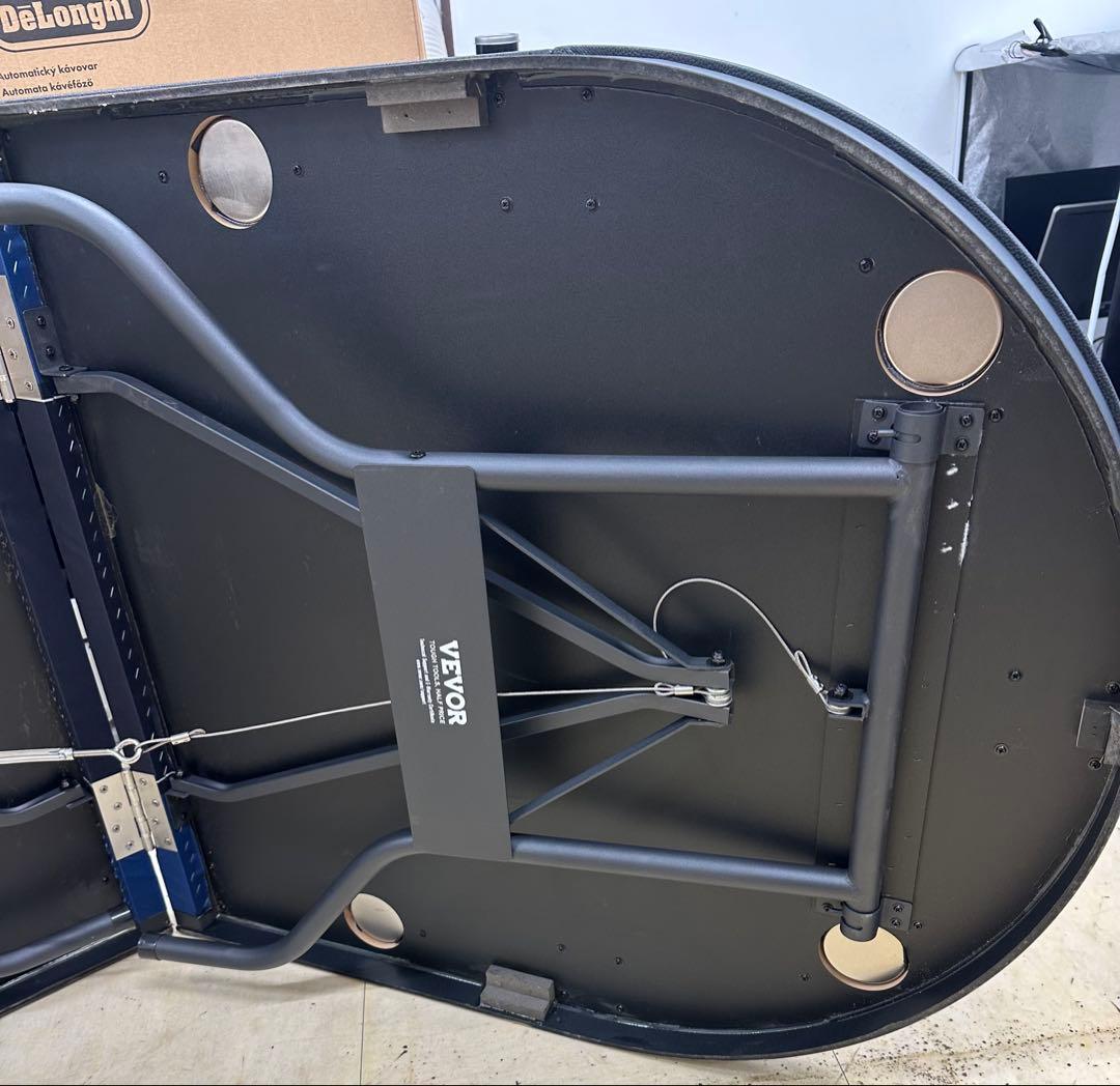 ⑦【美品】VEVOR 折りたたみ式　ポーカーテーブル　8人用