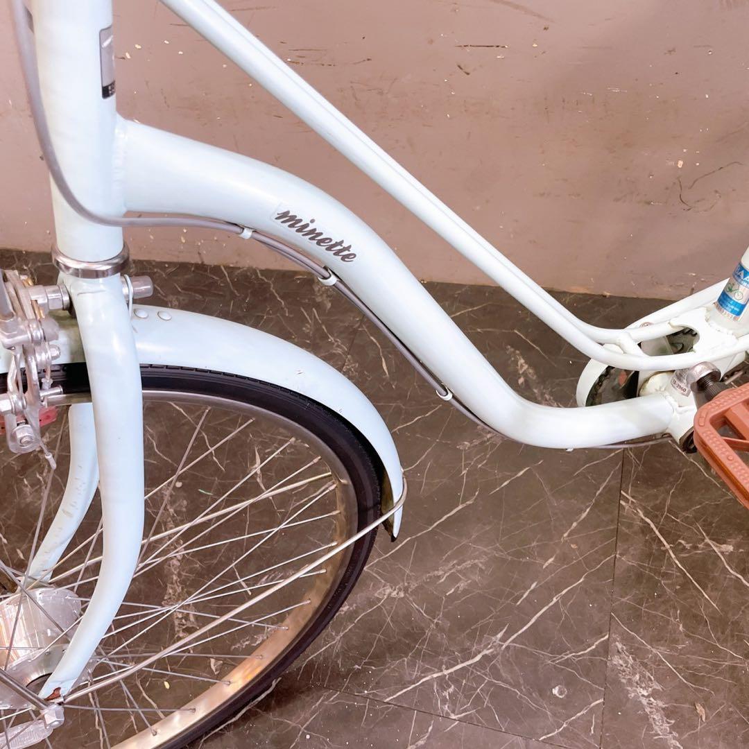 【948】《関西 引き取り 》 一般車 ママチャリ minette ミント色