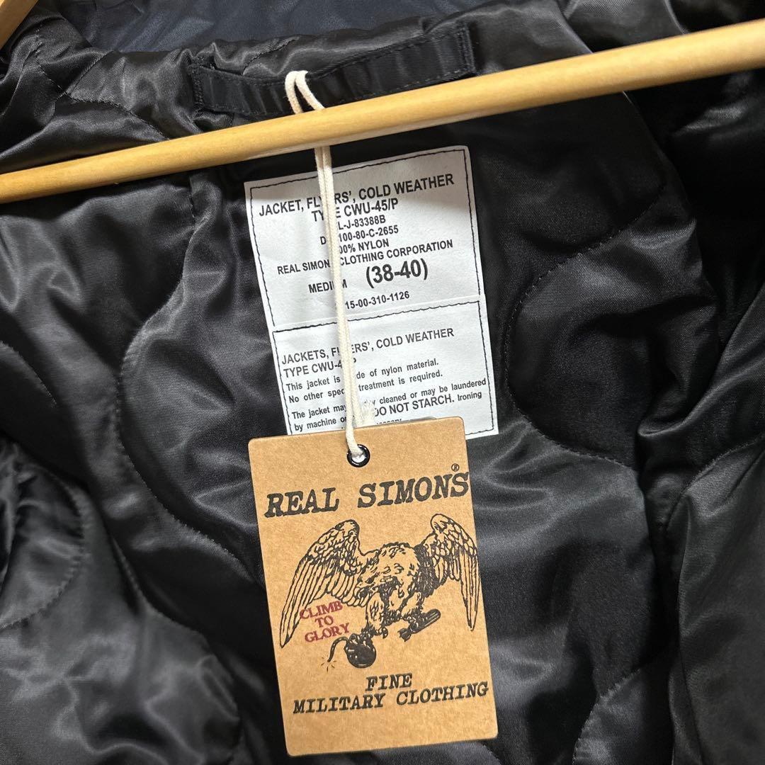 Mサイズ　CWU45/P 初年度モデル復刻黒高光沢ナイロンIDEALジッパー