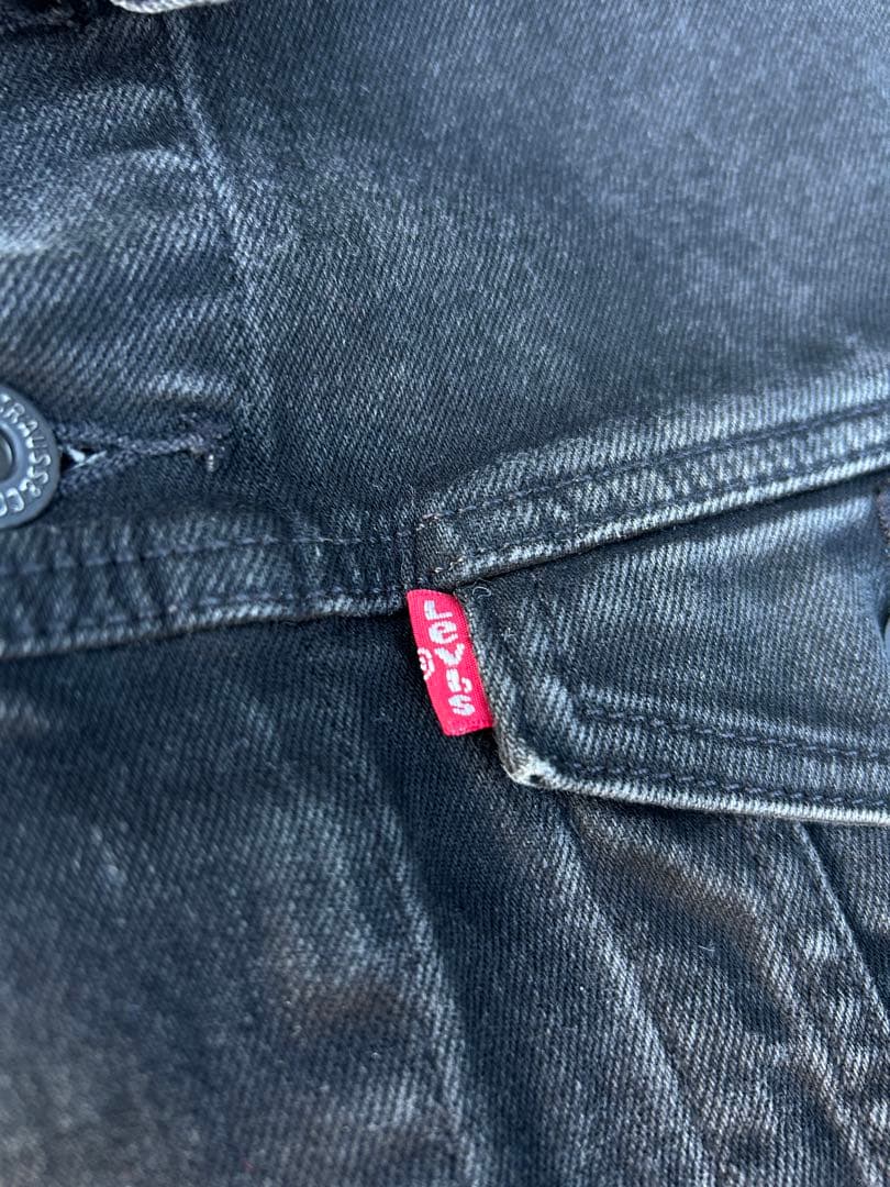 Levi’s ブラックデニムジャケット　XL