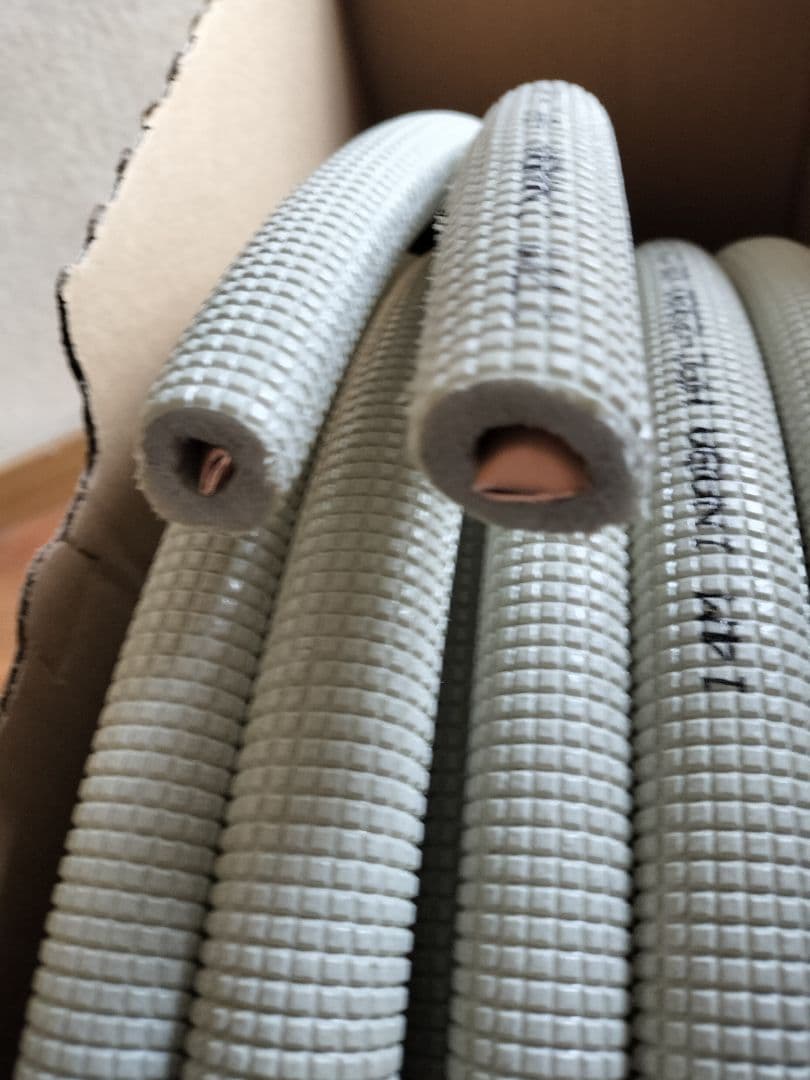 エアコン配管用被覆銅管 ペアコイル 2分3分 HPC-2320（17メートル）