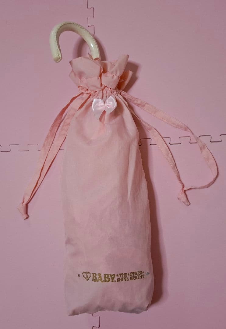 BABY, THE STARS SHINEBRIGHT♡晴雨兼用折畳み傘♡ピンク