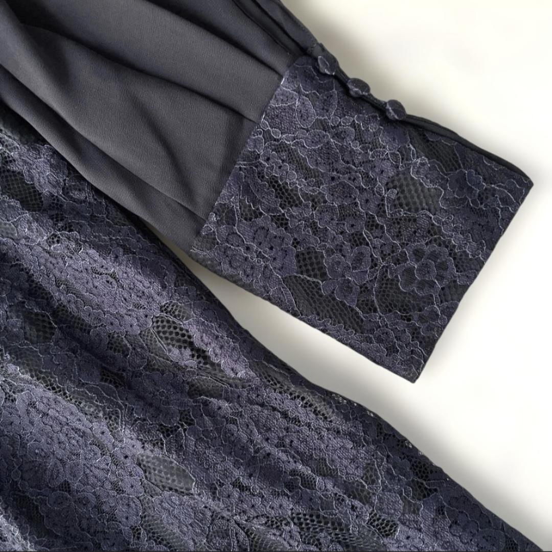 【新品】LERURE リルアー オールインワン パンツドレス ネイビー M