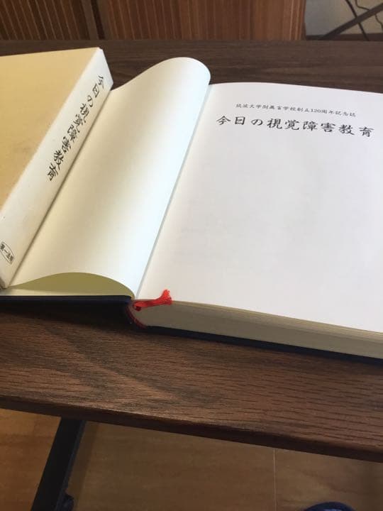 「今日の視覚障害教育」筑波大学附属盲学校120年記念誌　第一法規