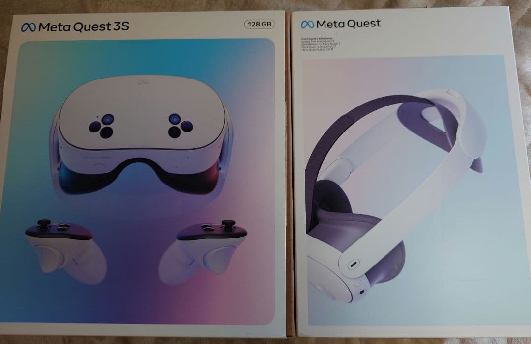  Quest 3S 128GB VRヘッドセット　Eliteストラップ