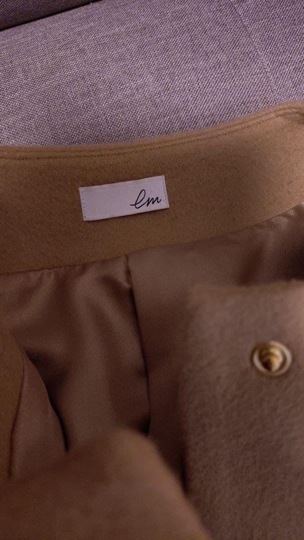 美品★完売商品　em. ケープコート　ベージュ