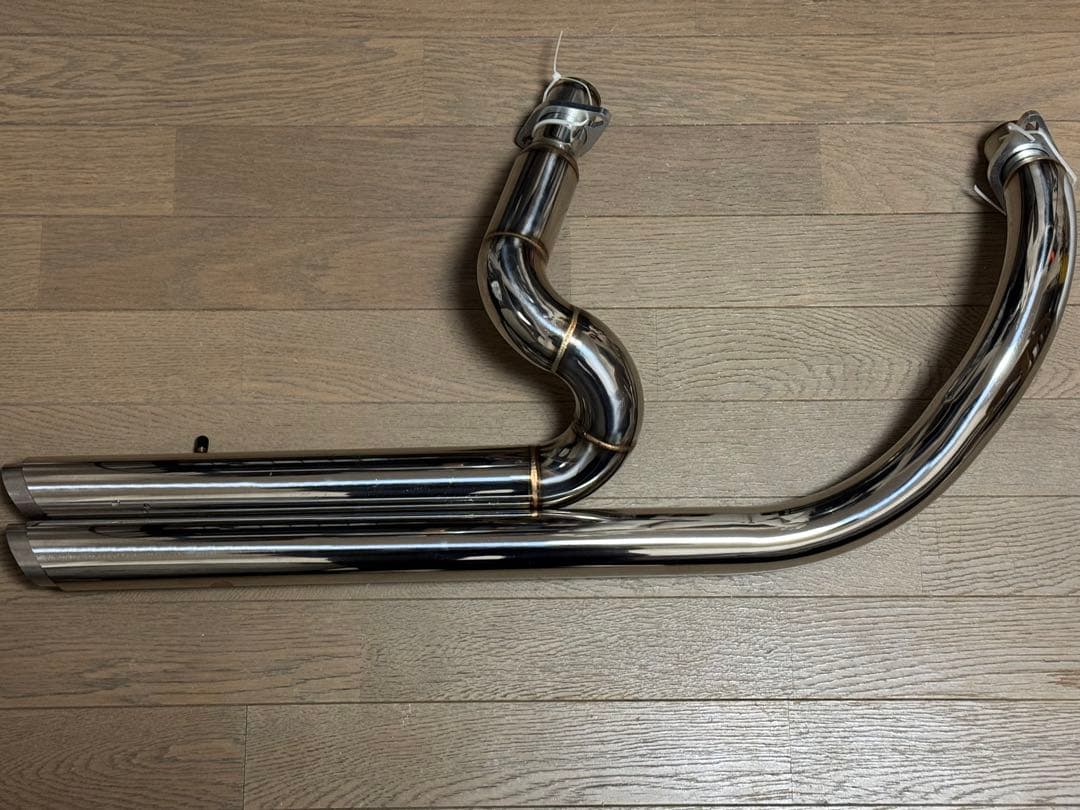 スティード400用マフラーフルエキ ハーレー風