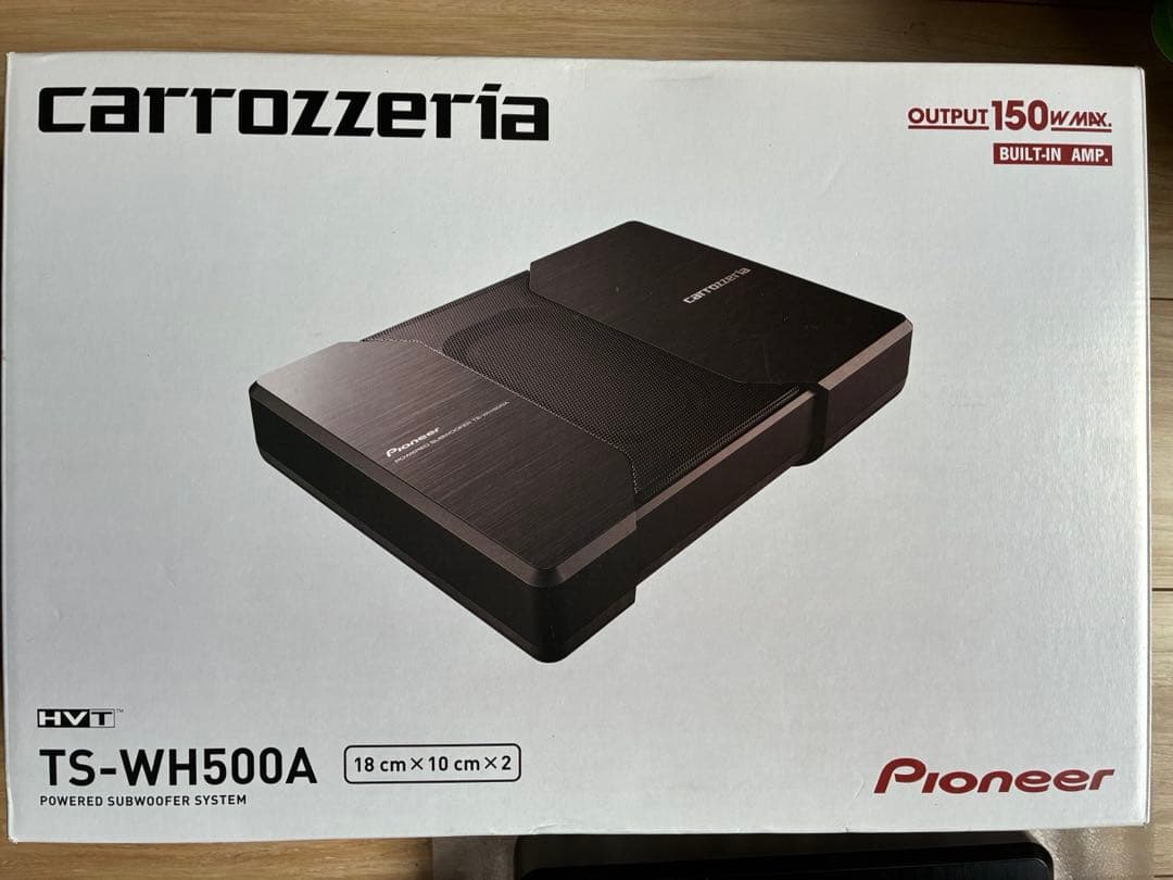 ゴールドボーンズ付属完品美品カロッツェリアPioneerTS-WH500A