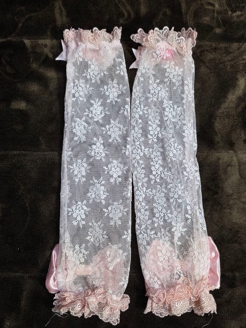 Angelic Pretty アームウォーマー　サテンリボン　ピンク