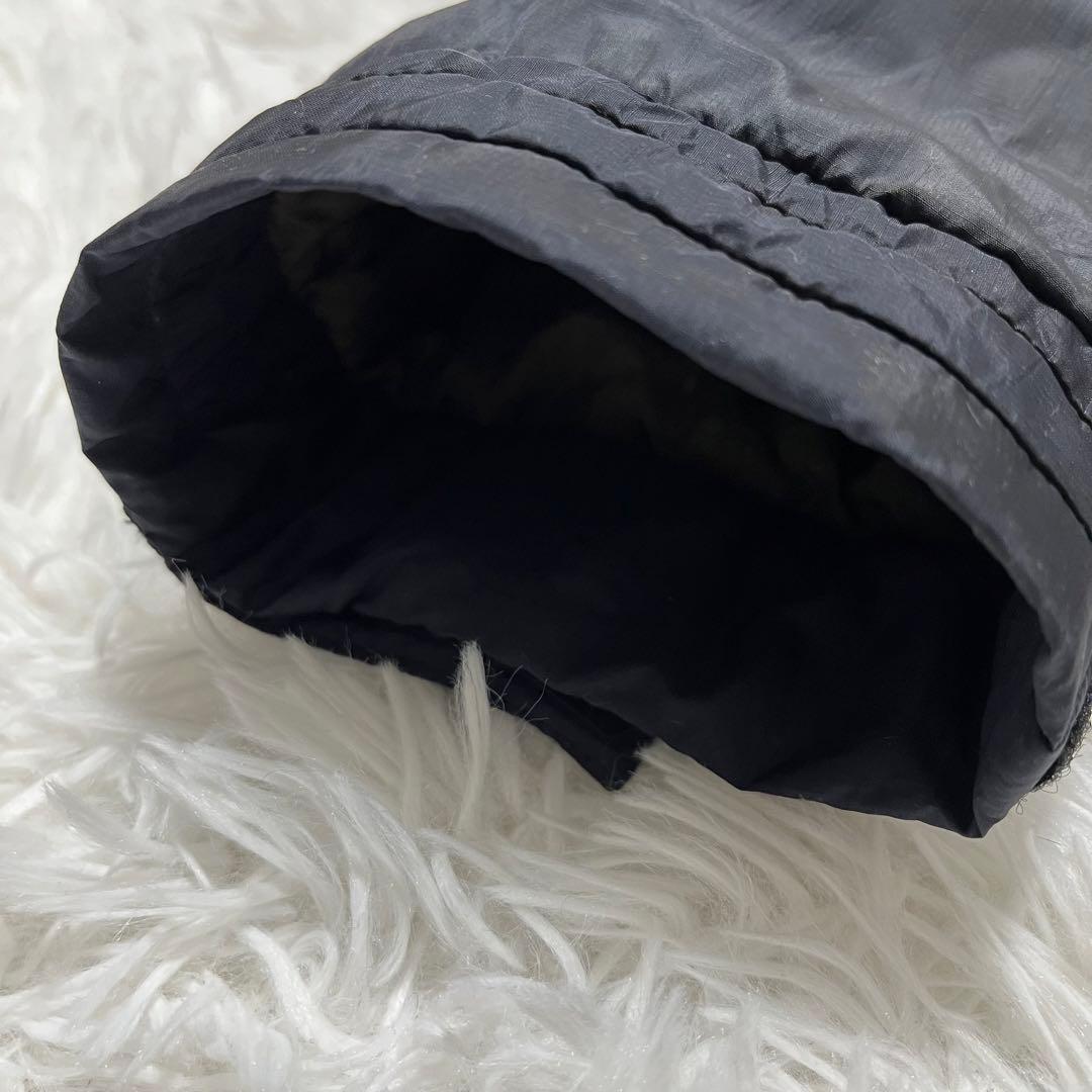 アブガルシア　ダウンジャケット　650グースダウン　XL ネイビー　刺繍ロゴ