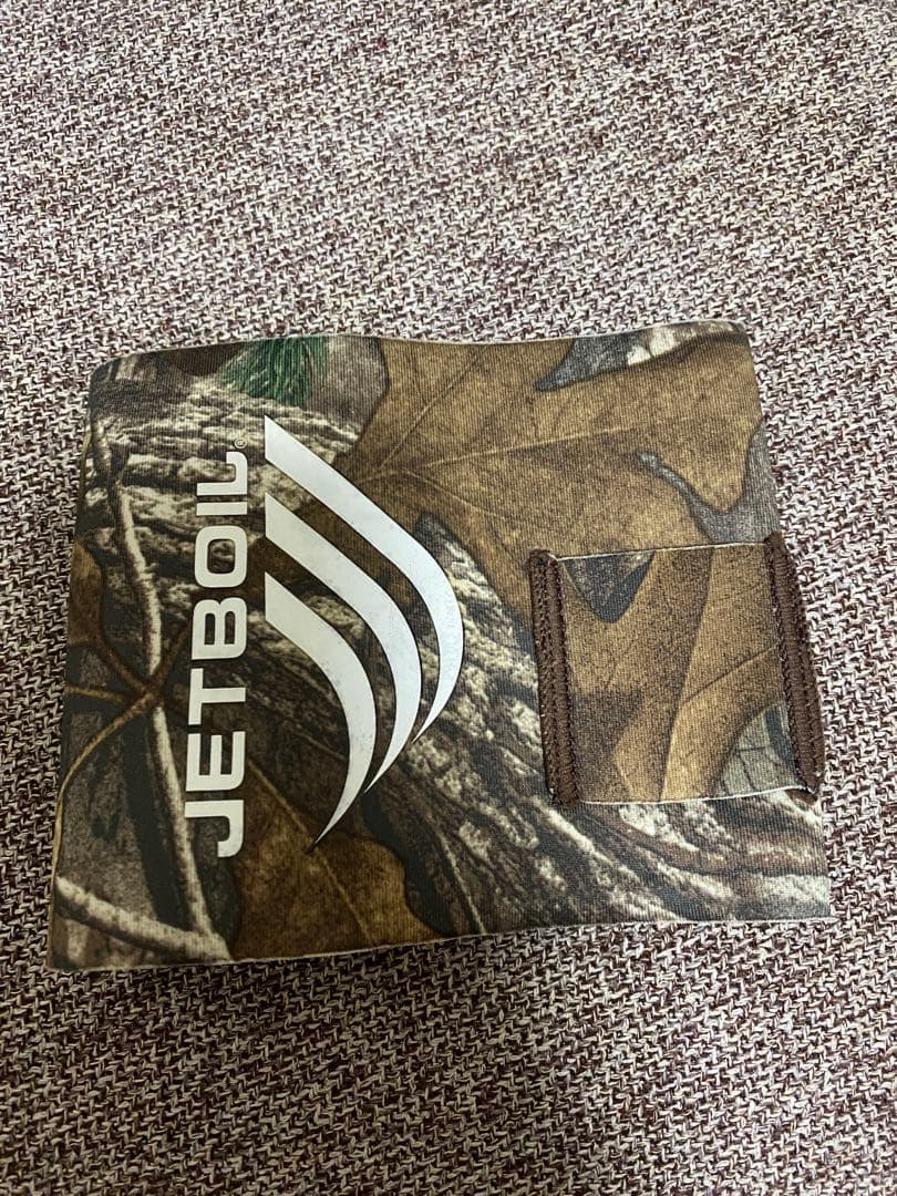 ジェットボイルジップ　JETBOIL ZIP 黒　リアルツリー柄カバー付き