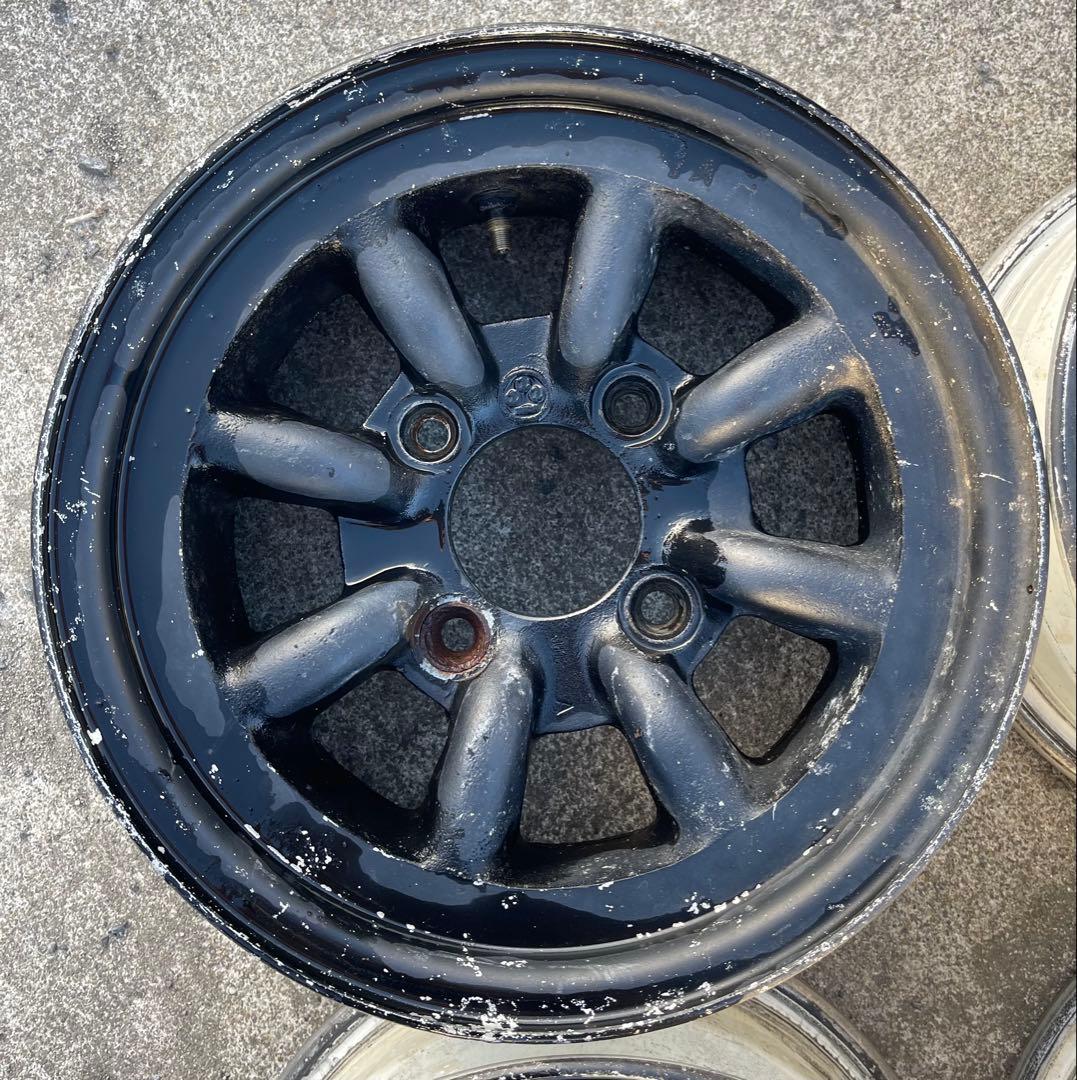 n*3様 【希少】ワタナベ12インチAタイプ5.5J +9 PCD110 4穴