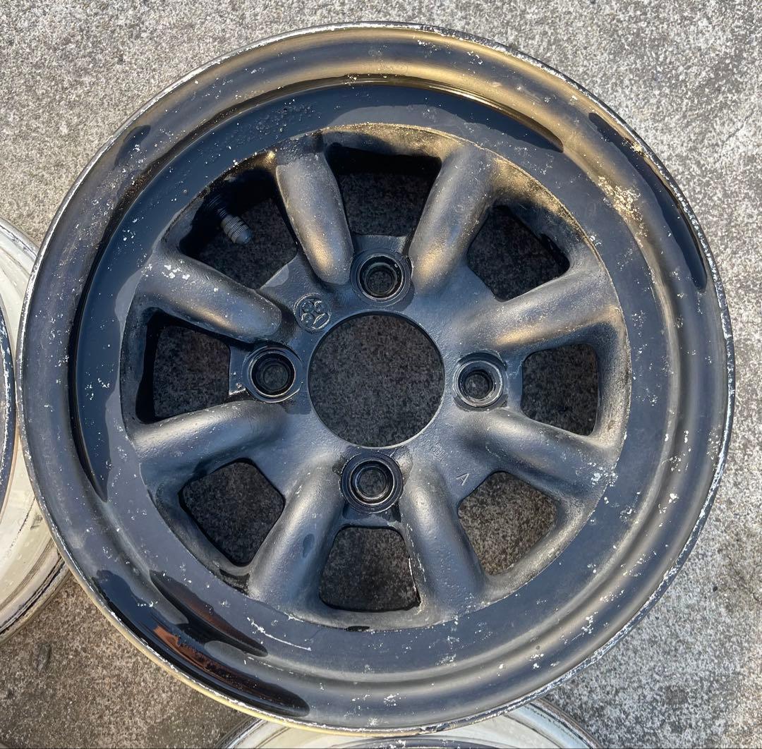 n*3様 【希少】ワタナベ12インチAタイプ5.5J +9 PCD110 4穴