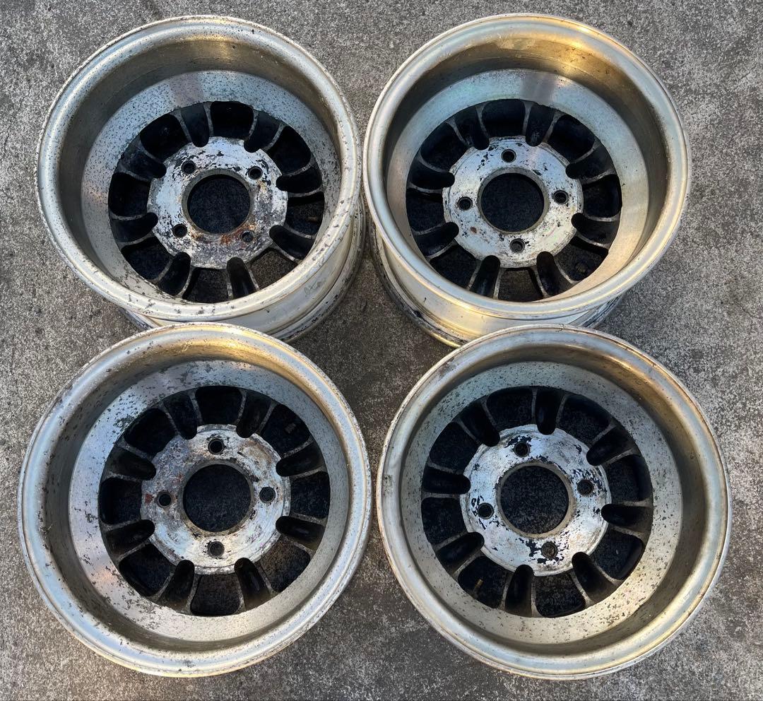 n*3様 【希少】ワタナベ12インチAタイプ5.5J +9 PCD110 4穴