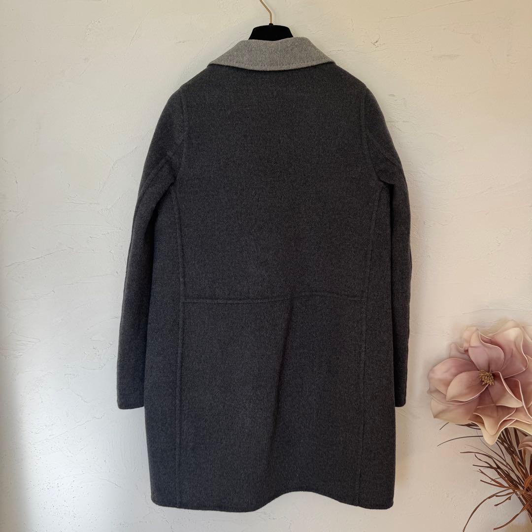 美品❗️イタリア製カシミヤ混ウール　リバーコート