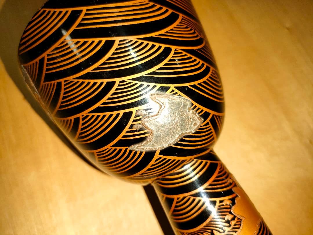 小鼓の胴 螺鈿入り