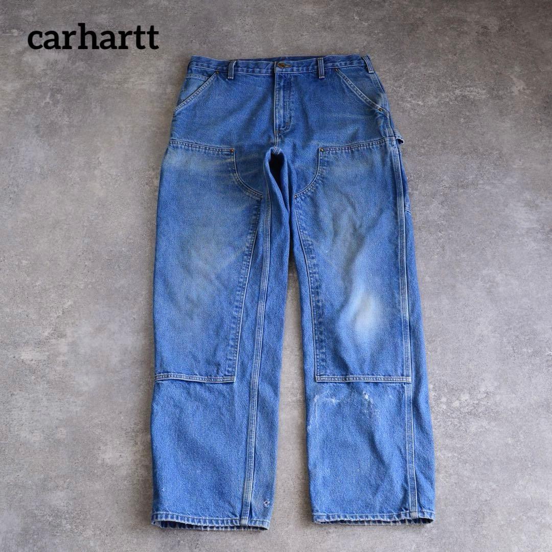 carhartt ダブルニー デニム ワークパンツ ペインターパンツ