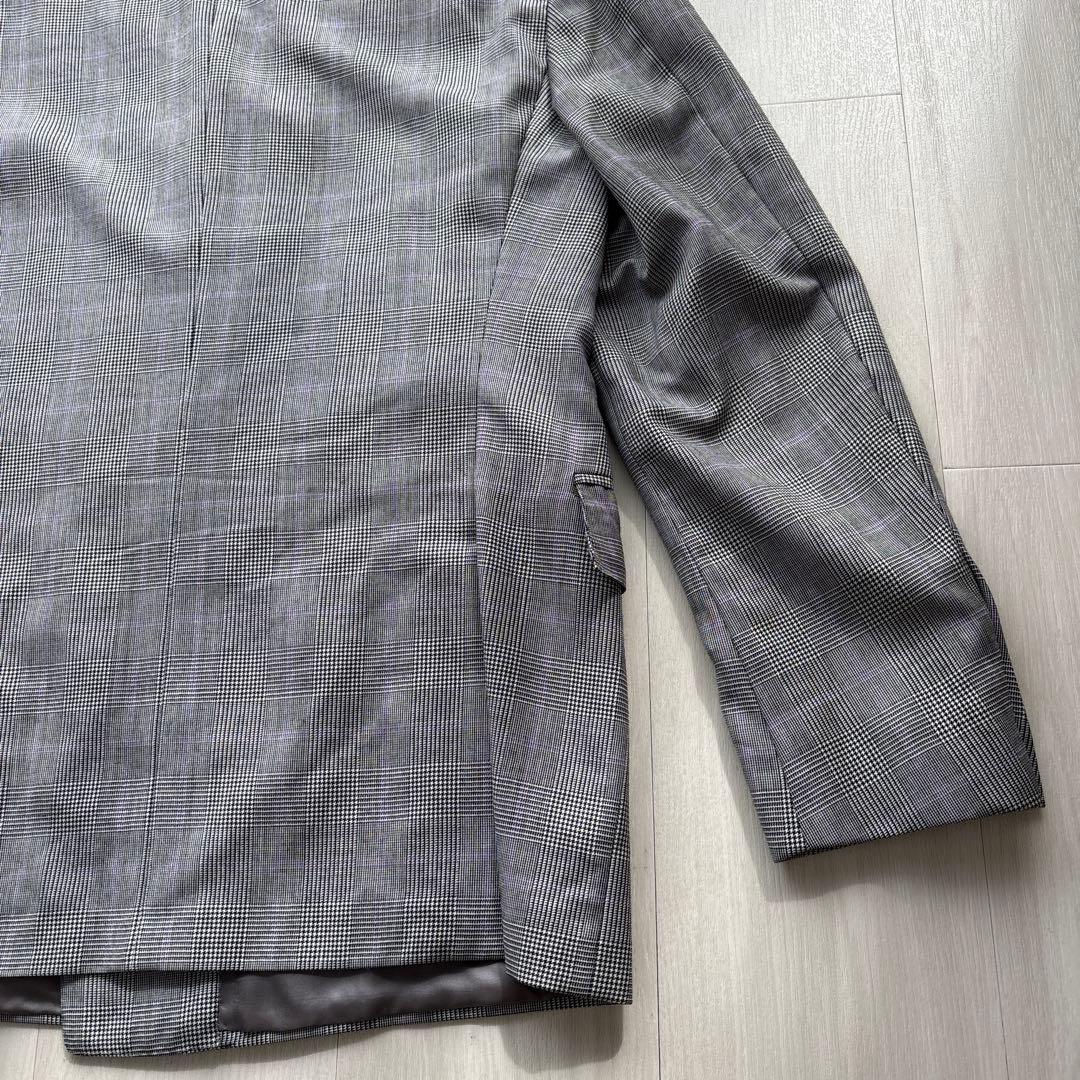 d*2様 Italy製90sポロラルフローレン　グレンチェック　ダブルテーラード