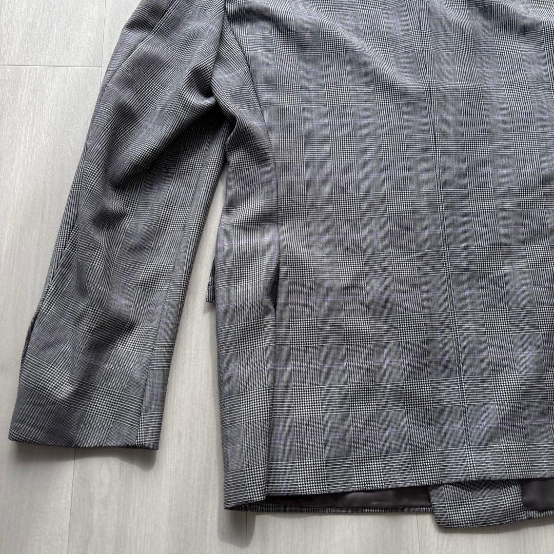 d*2様 Italy製90sポロラルフローレン　グレンチェック　ダブルテーラード