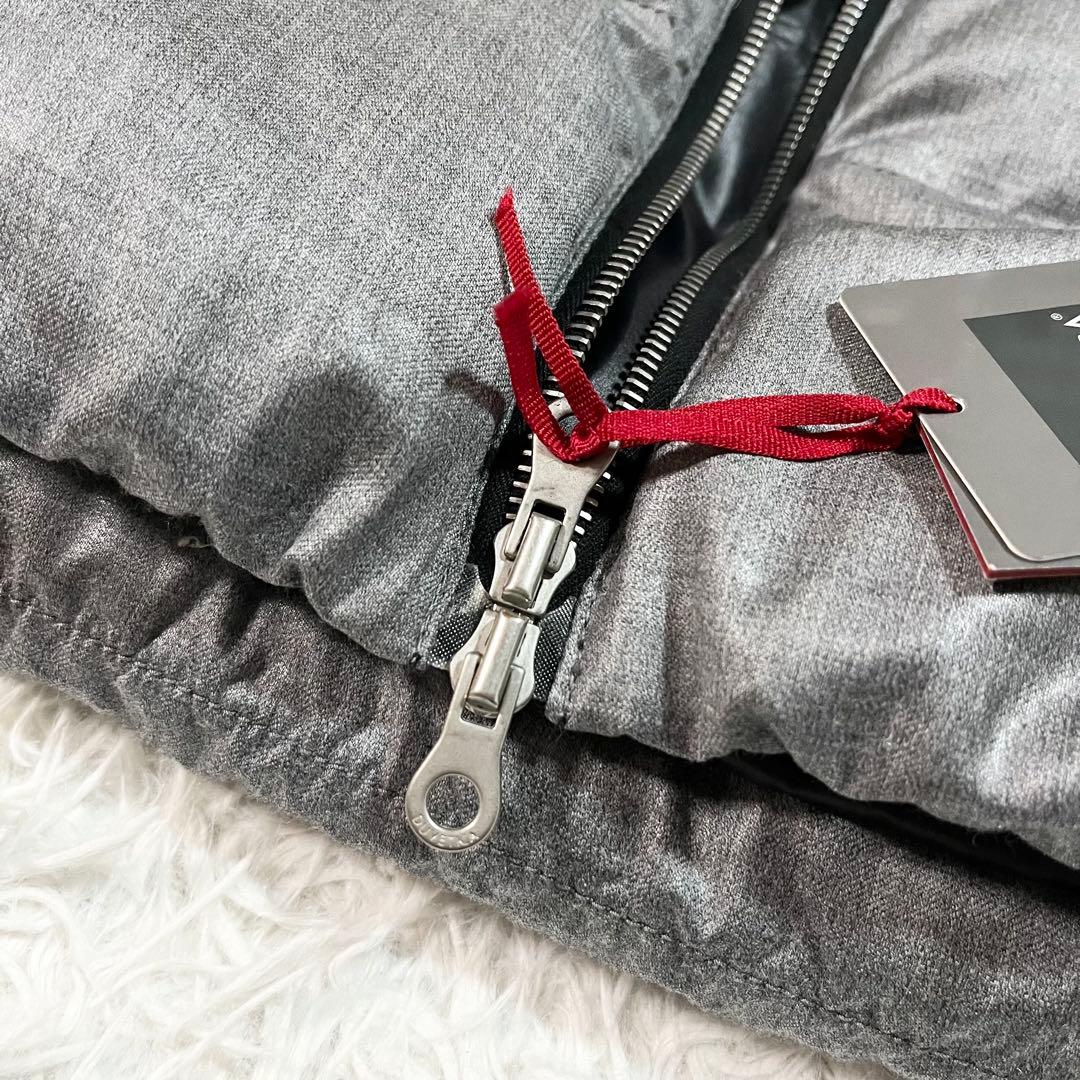 美品　デュベティカ　FEBEDUE　ダウンベスト　別注　カシミヤ混　40 グレー