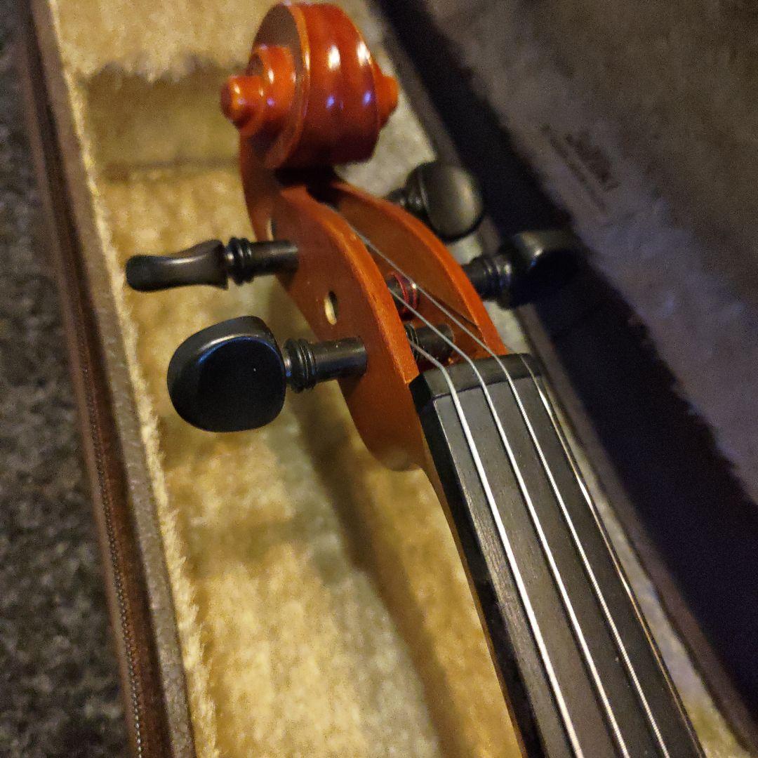 高級 バイオリン 鈴木 No.200 4/4 証明ラベル有、弓ケース付 定価6万