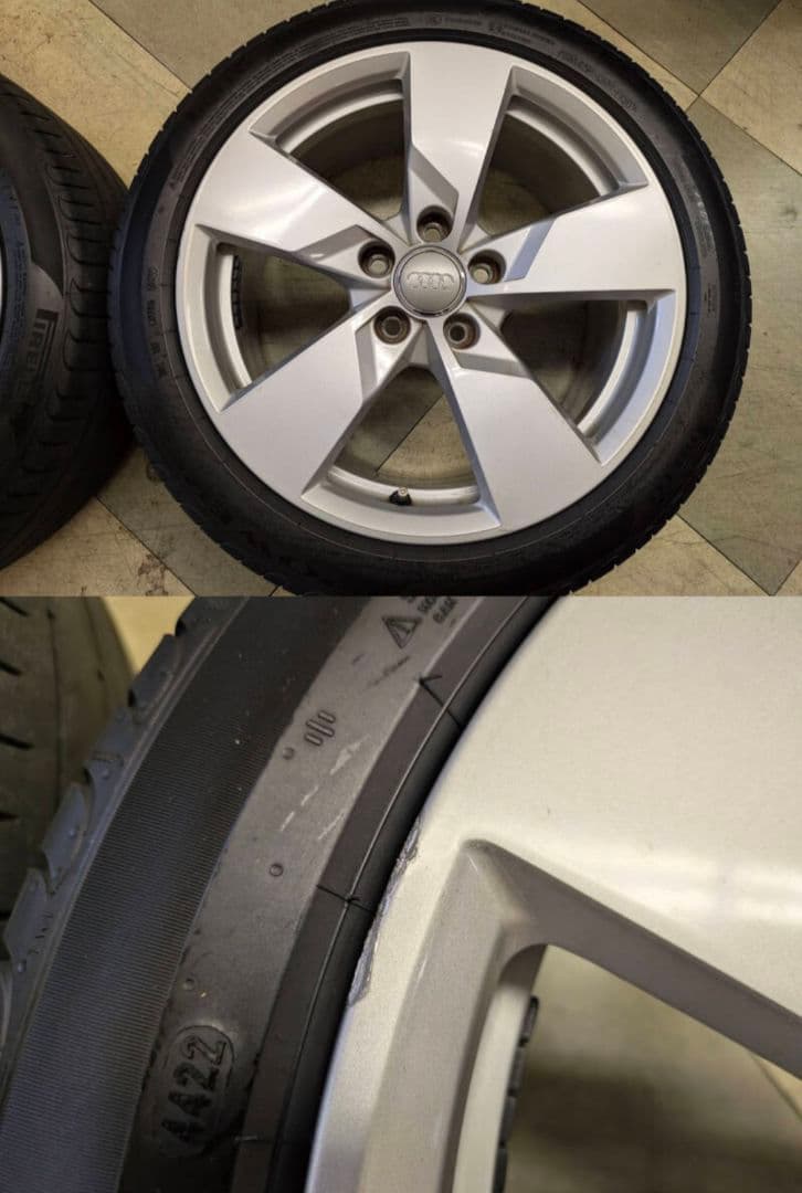 ヤマモト アウディ 8S TT純正17インチホイール 4本SET