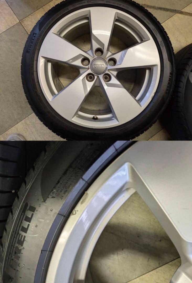 ヤマモト アウディ 8S TT純正17インチホイール 4本SET