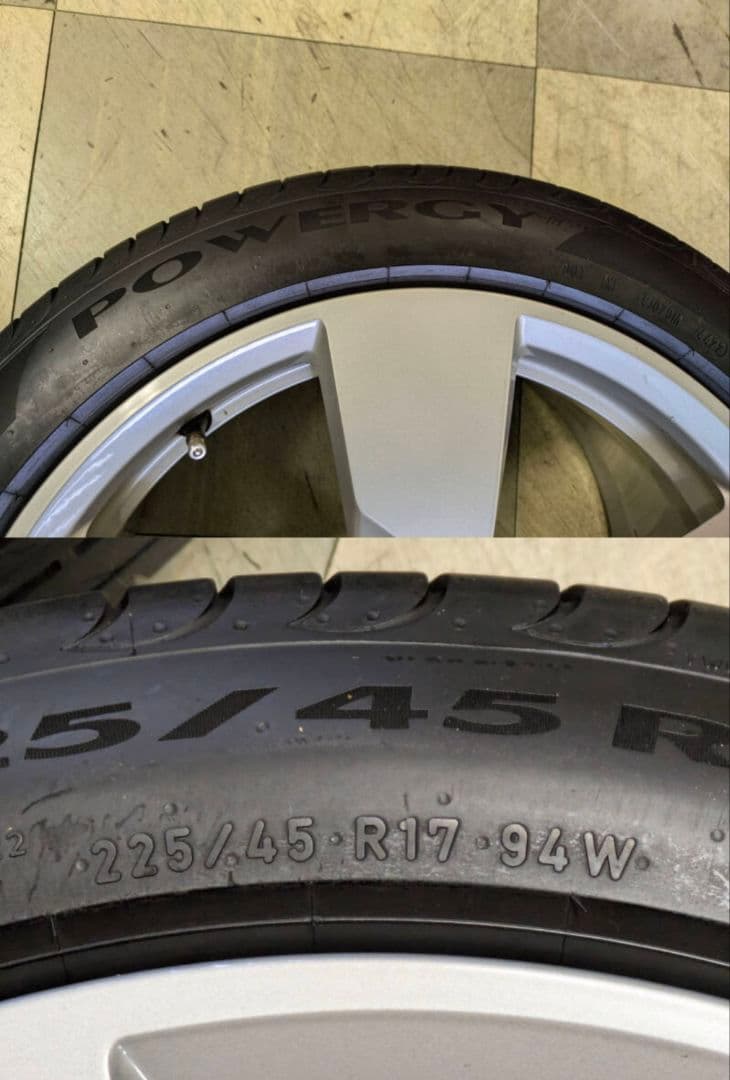 ヤマモト アウディ 8S TT純正17インチホイール 4本SET