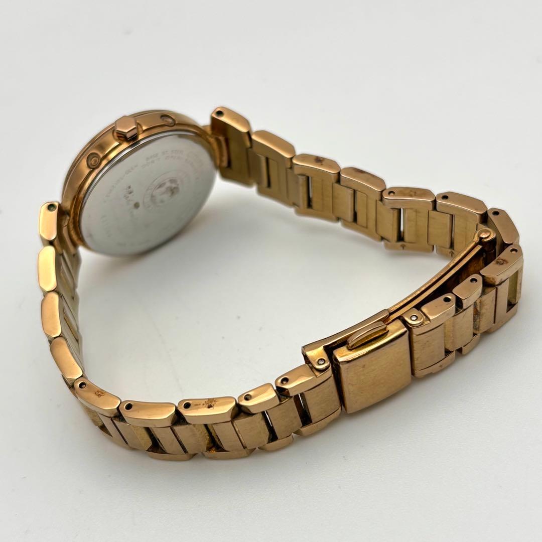 【稼動】シチズン クロスシー 電波ソーラー シェル文字盤 腕時計 ゴールド系