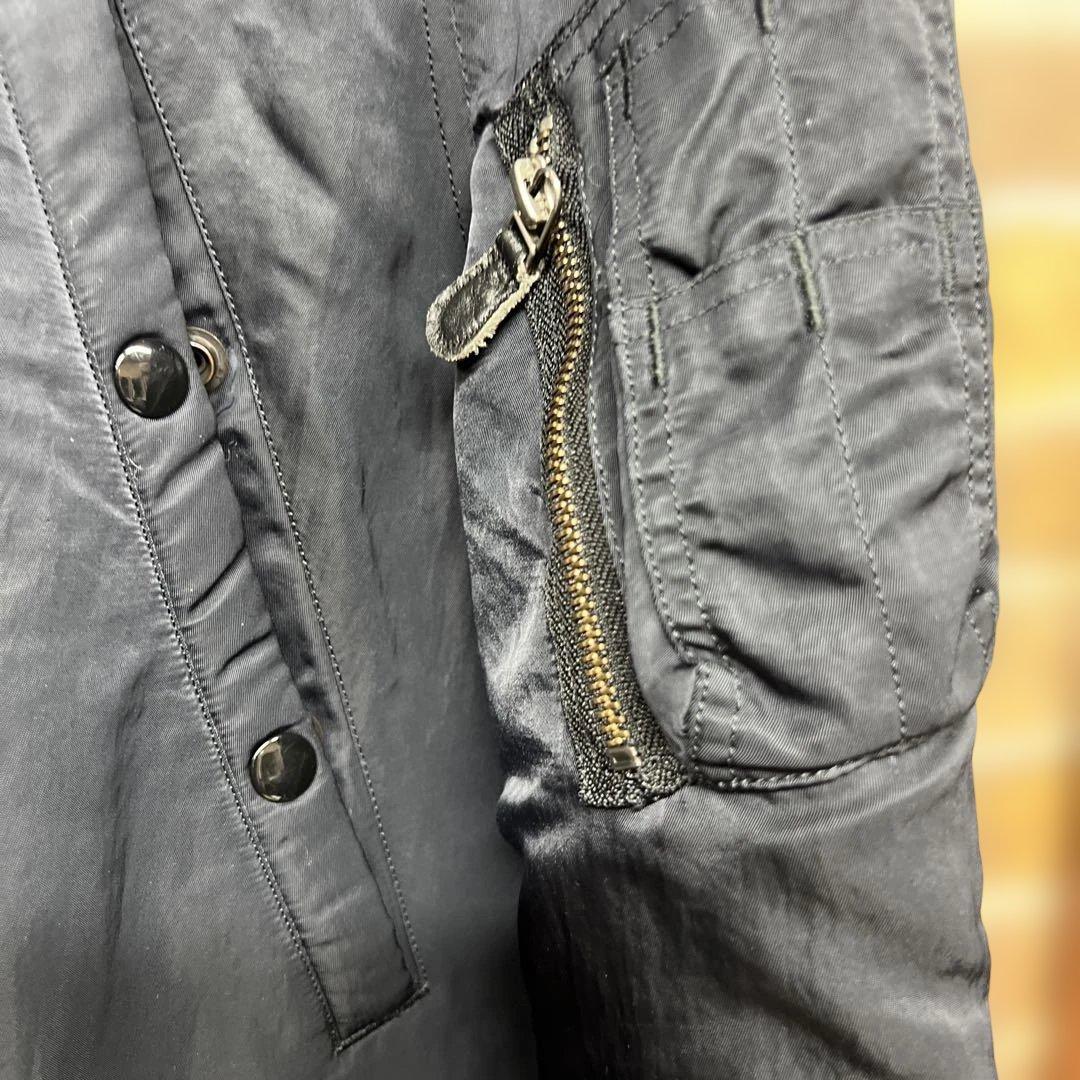 金*！様 スカルフライト　N-3B サイズ36 ミリタリージャケット ファー付き