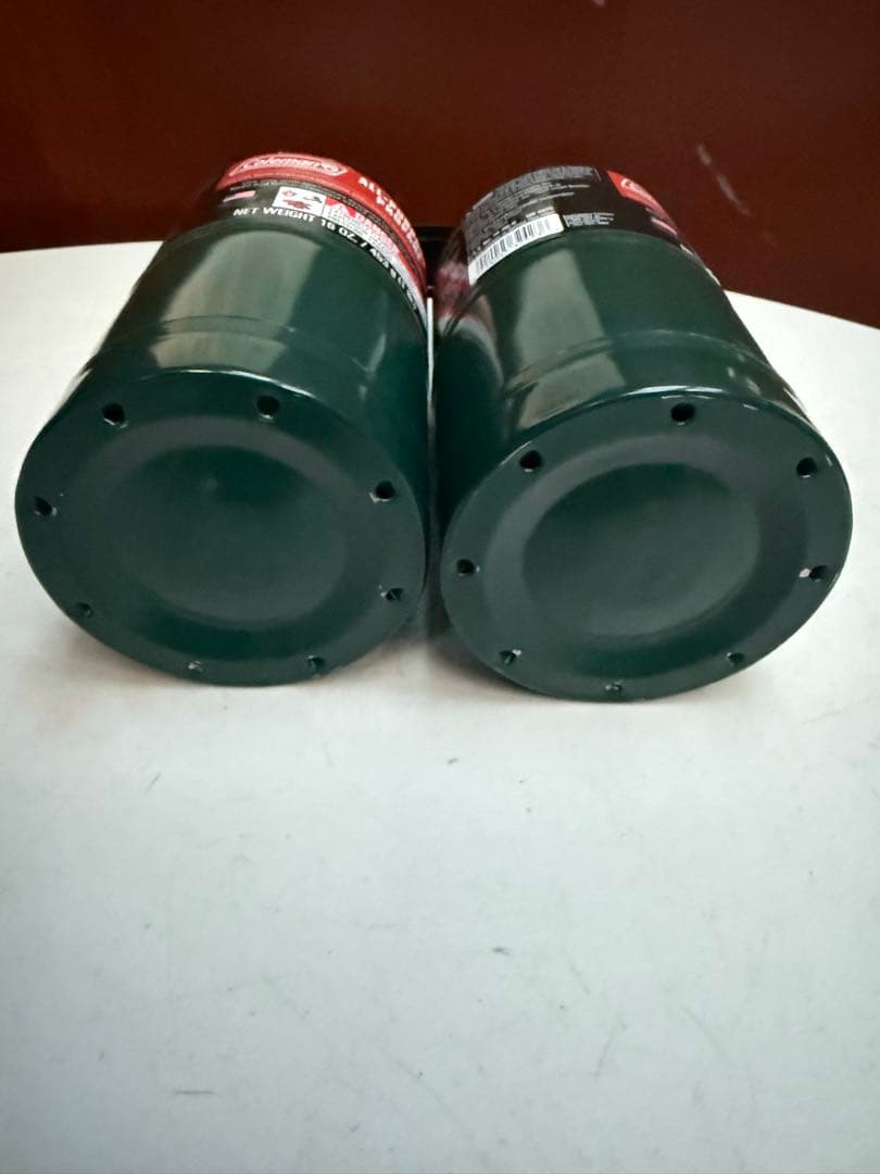 プロパンガス US コールマン キャンプ アメリカ ガス缶　2本セット　満タン