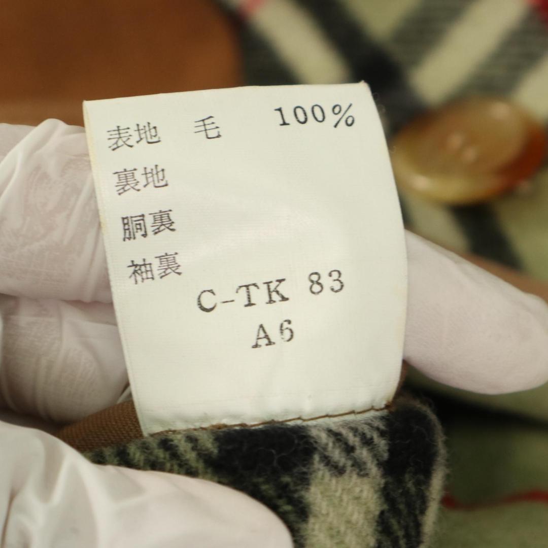 ✨良品✨Burberrys　バーバリー　ウール　コート　ノバチェック　英国製