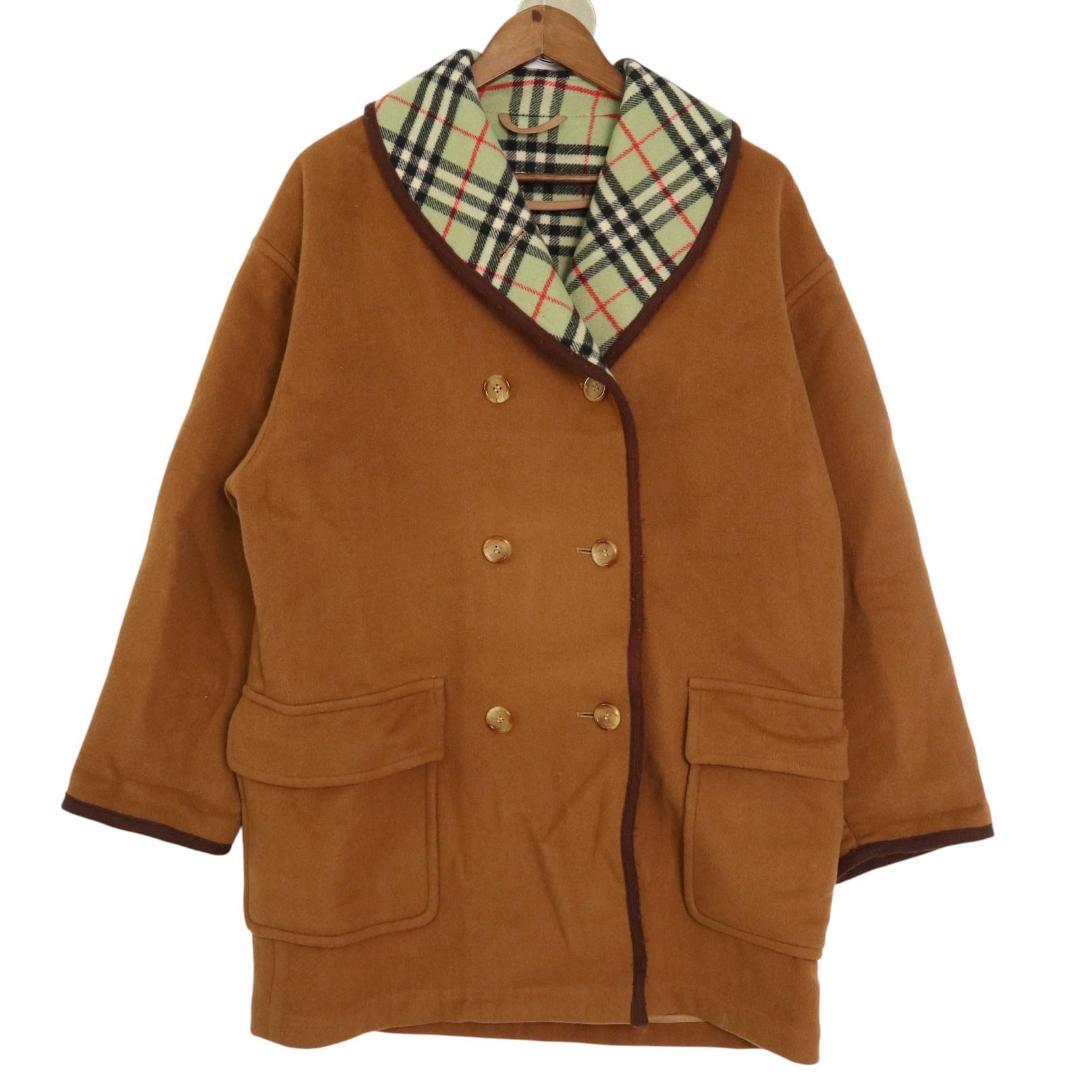 ✨良品✨Burberrys　バーバリー　ウール　コート　ノバチェック　英国製