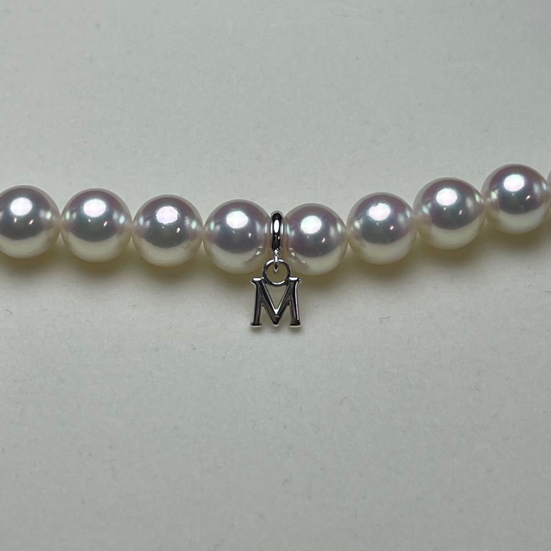 ミキモト アコヤ真珠 ネックレス 6.5-7.0mm SILVER 現行