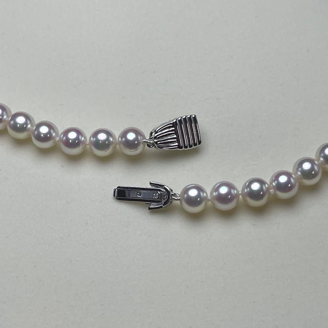 ミキモト アコヤ真珠 ネックレス 6.5-7.0mm SILVER 現行