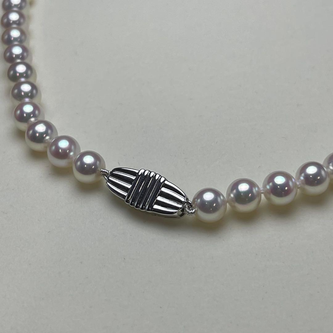 ミキモト アコヤ真珠 ネックレス 6.5-7.0mm SILVER 現行