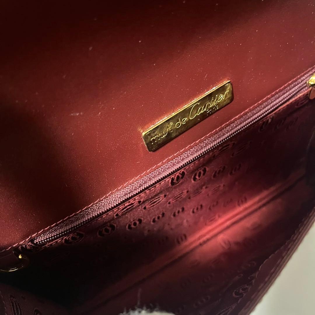 ✨️未使用✨　Cartier クラッチバッグ　セカンドバッグ　　レザー